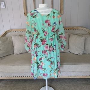 PinkBlush floral maternity dress